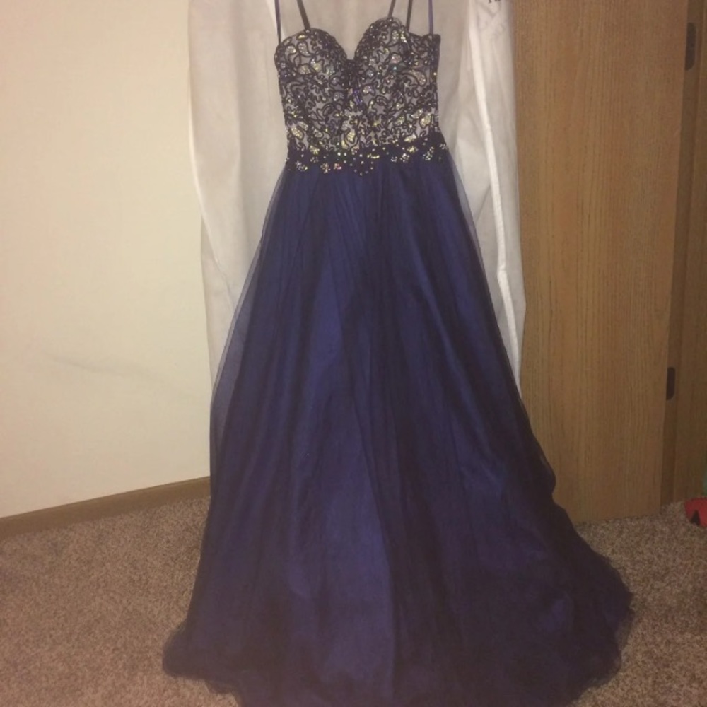 Prom dress - navy blue
